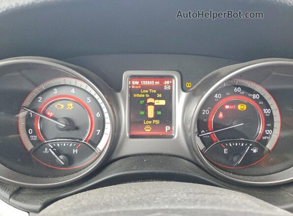 3C4PDCGGXJT346438 2018 DODGE JOURNEY Red Vista del cuadro de instrumentos