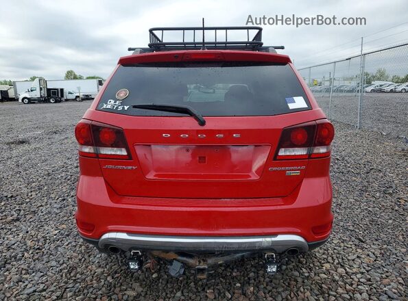 3C4PDCGGXJT346438 2018 DODGE JOURNEY Red Vista trasera