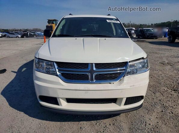 3C4PDDAGXHT706199 2017 DODGE JOURNEY White Вид спереду