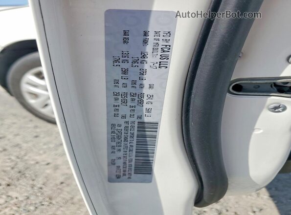 3C4PDDAGXHT706199 2017 DODGE JOURNEY White Вид наклейки з VIN-кодом