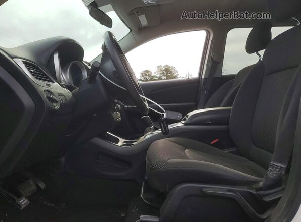 3C4PDDAGXHT706199 2017 DODGE JOURNEY White Вид салону спереду