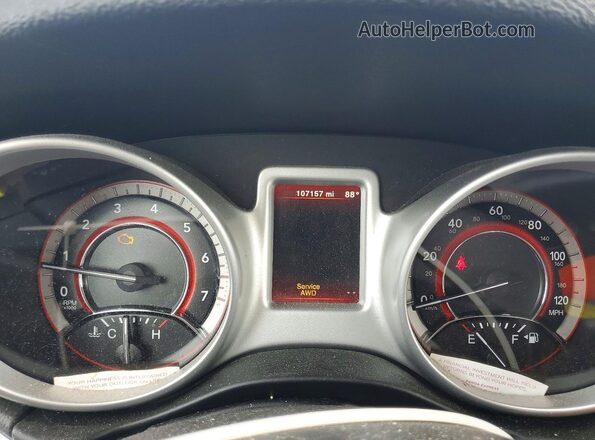 3C4PDDBG8HT540828 2017 DODGE JOURNEY Черный Вид щитка приборов