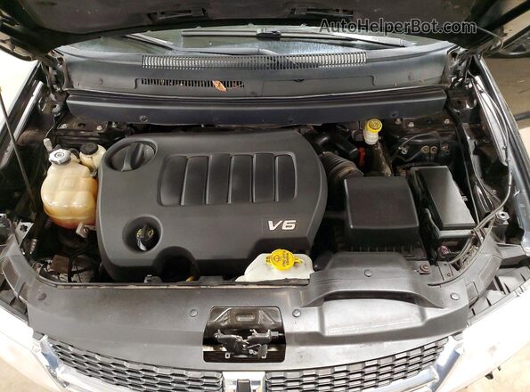 3C4PDDBG8HT592198 2017 DODGE JOURNEY Black Vista del compartimento del motor