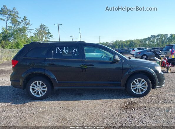 3C4PDDBGXHT618610 2017 DODGE JOURNEY Black უკანა სალონის ხედი