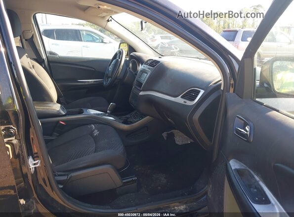 3C4PDDBGXHT618610 2017 DODGE JOURNEY Black წინა სალონის ხედი