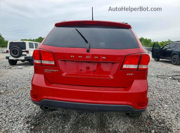 3C4PDDEG2HT567339 2017 DODGE JOURNEY Red Vista trasera