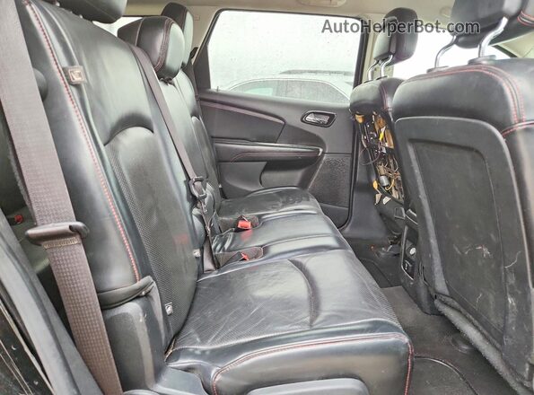 3C4PDDEG2HT703436 2017 DODGE JOURNEY Black Вид задньої частини салону