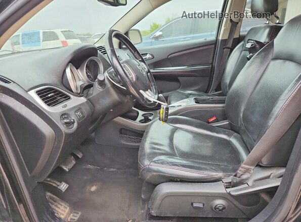 3C4PDDEG2HT703436 2017 DODGE JOURNEY Black Вид салону спереду