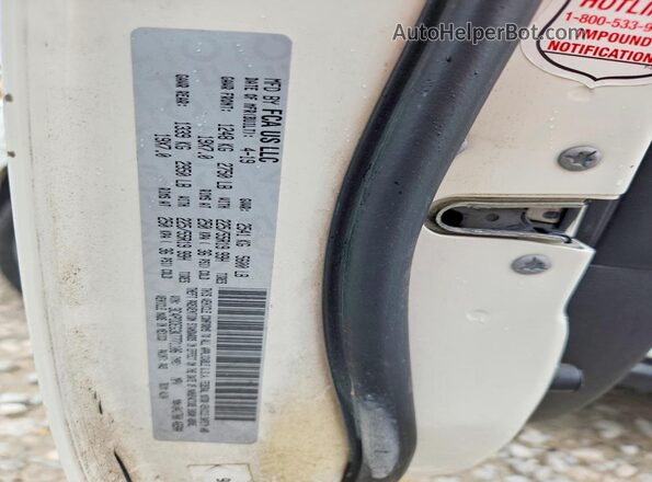 3C4PDDEG3KT771106 2019 DODGE JOURNEY Белый Вид наклейки с VIN-кодом