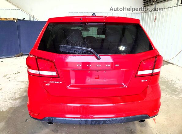 3C4PDDEG6KT720120 2019 DODGE JOURNEY Red Widok z tyłu