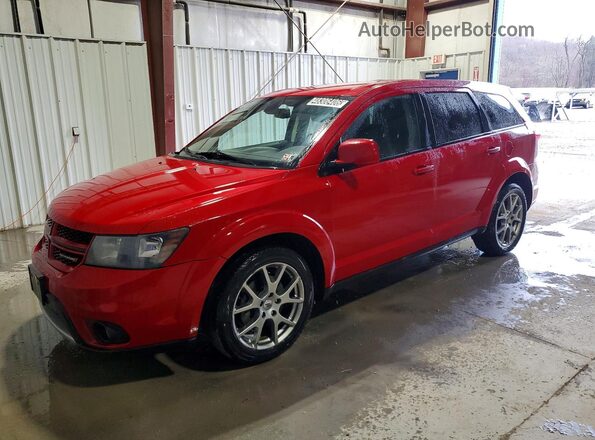 3C4PDDEG6KT720120 2019 DODGE JOURNEY Red Przód lewy