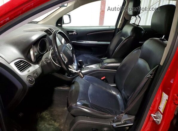 3C4PDDEG6KT720120 2019 DODGE JOURNEY Red Widok wnętrza z przodu