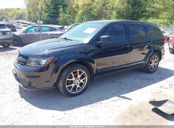 3C4PDDEG9JT389905 2018 DODGE JOURNEY Черный Передняя левая четверть