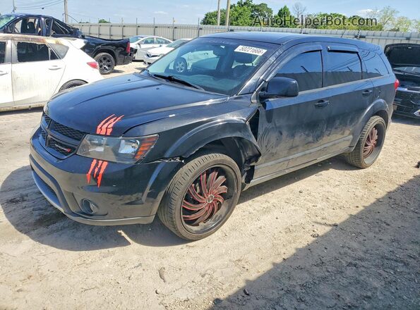 3C4PDDEGXHT587905 2017 DODGE JOURNEY Black წინა მარცხენა ხედი სამი მეოთხედიდან
