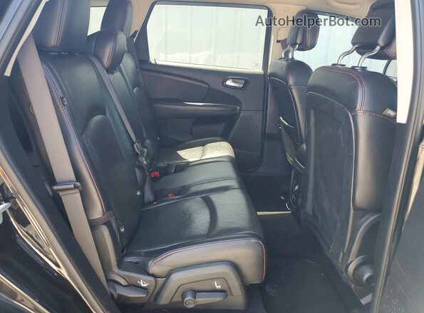 3C4PDDEGXHT587905 2017 DODGE JOURNEY Black უკანა სალონის ხედი