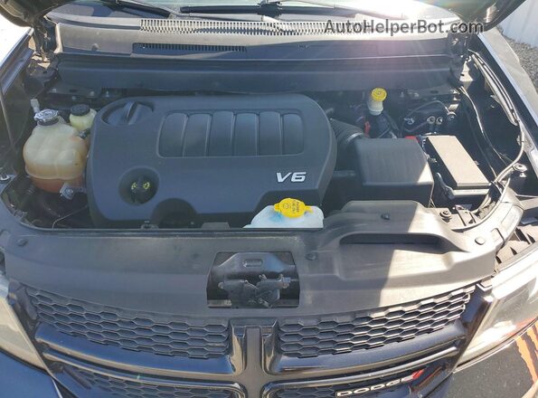 3C4PDDEGXHT587905 2017 DODGE JOURNEY Black ძრავის განყოფილების ხედი
