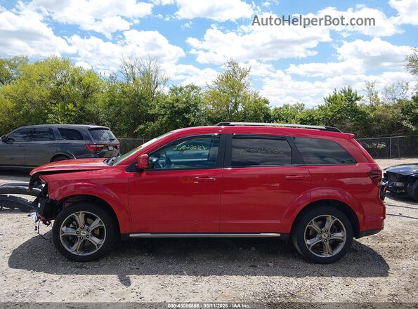 3C4PDDGG0JT184552 2018 DODGE JOURNEY Red 