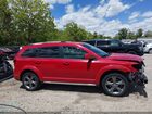 2018 Dodge Journey Crossroad Awd Red vin: 3C4PDDGG0JT184552