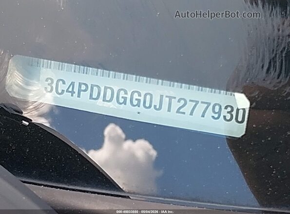 3C4PDDGG0JT277930 2018 DODGE JOURNEY Blue Widok komory silnika