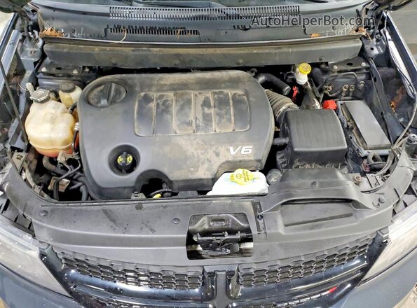 3C4PDDGG0JT371211 2018 DODGE JOURNEY Gray Vista del compartimento del motor
