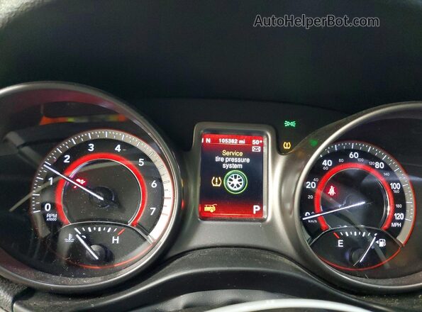 3C4PDDGG0JT371211 2018 DODGE JOURNEY Gray Vista del cuadro de instrumentos