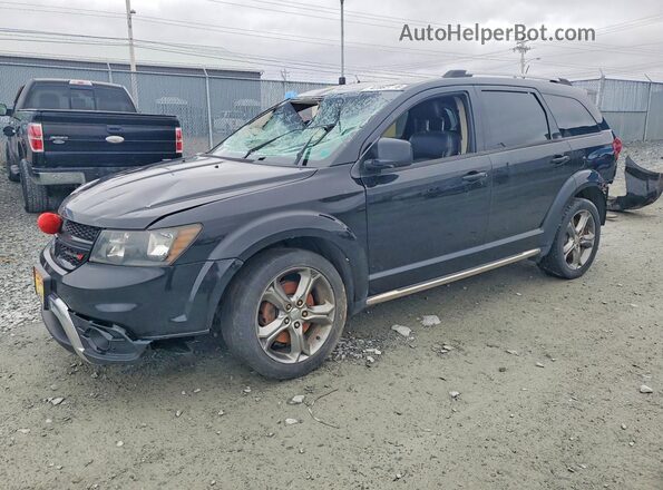 3C4PDDGG1HT623042 2017 DODGE JOURNEY Black წინა მარცხენა ხედი სამი მეოთხედიდან