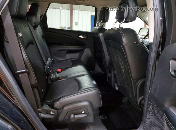 3C4PDDGG2HT696579 2017 DODGE JOURNEY Black Widok wnętrza z tyłu