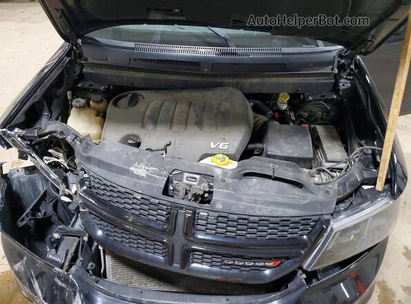 3C4PDDGG2HT696579 2017 DODGE JOURNEY Black Widok komory silnika