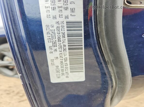 3C4PDDGG3JT296326 2018 DODGE JOURNEY Blue VIN კოდის სტიკერის ხედი