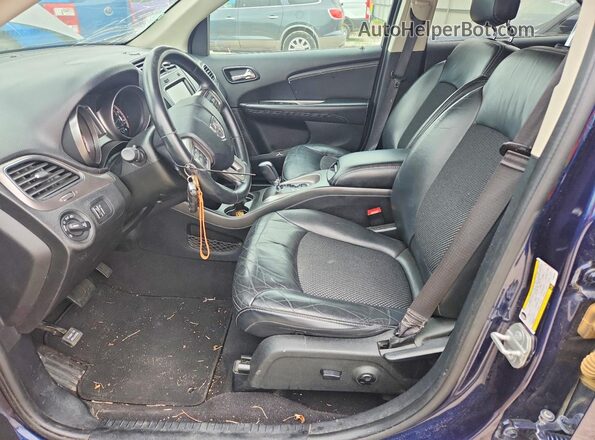 3C4PDDGG3JT296326 2018 DODGE JOURNEY Blue წინა სალონის ხედი