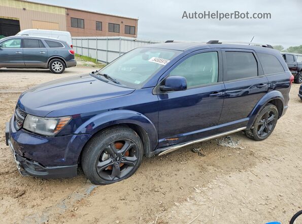 3C4PDDGG3JT296326 2018 DODGE JOURNEY Blue წინა მარცხენა ხედი სამი მეოთხედიდან