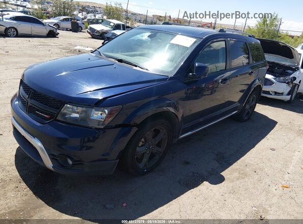 3C4PDDGG3JT364205 2018 DODGE JOURNEY Синий Передняя левая четверть
