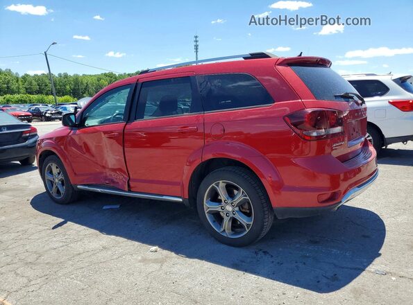 3C4PDDGG4HT505535 2017 DODGE JOURNEY Red Задня ліва чверть