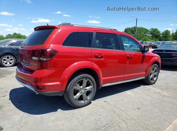 3C4PDDGG4HT505535 2017 DODGE JOURNEY Red Задня права чверть