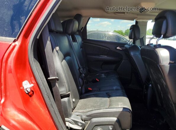 3C4PDDGG4HT505535 2017 DODGE JOURNEY Red Вид задньої частини салону