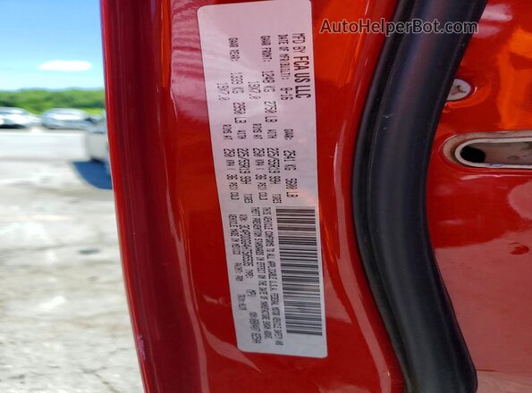 3C4PDDGG4HT505535 2017 DODGE JOURNEY Red Вид наклейки з VIN-кодом