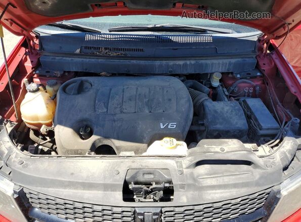 3C4PDDGG4HT505535 2017 DODGE JOURNEY Red Вид підкапотного простору