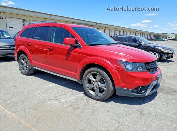 3C4PDDGG4HT505535 2017 DODGE JOURNEY Red Передня права чверть