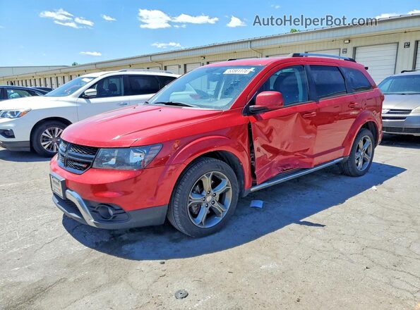 3C4PDDGG4HT505535 2017 DODGE JOURNEY Red Передня ліва чверть