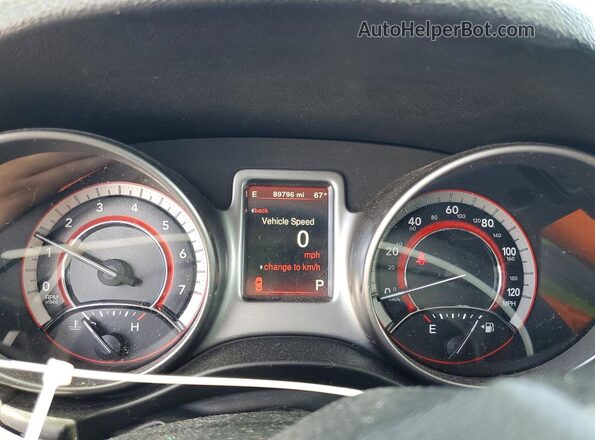 3C4PDDGG4HT574676 2017 DODGE JOURNEY Black Vista del cuadro de instrumentos