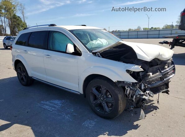 3C4PDDGG4JT465415 2018 DODGE JOURNEY Белый Передняя правая четверть