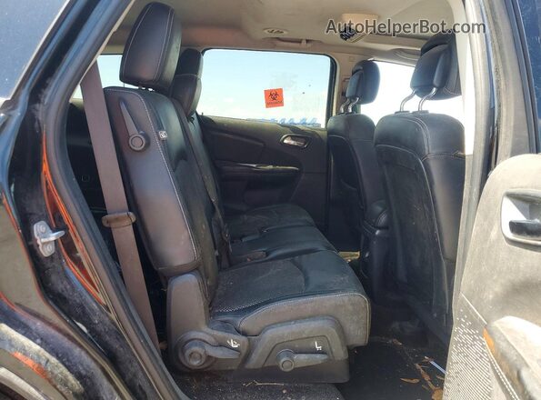 3C4PDDGG5HT541444 2017 DODGE JOURNEY Black Widok wnętrza z tyłu