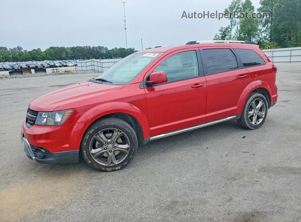 3C4PDDGG6HT553358 2017 DODGE JOURNEY Red Vista tres cuartos delantera izquierda