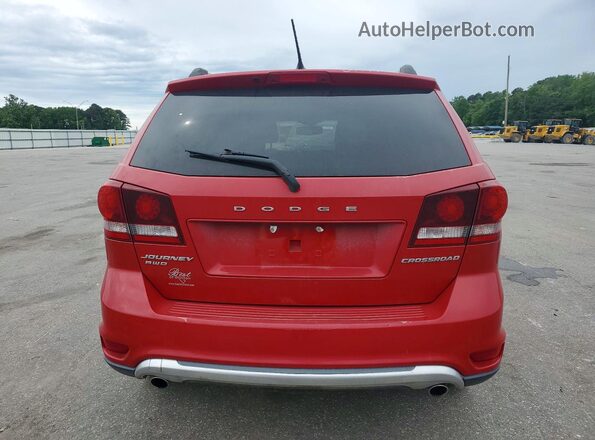 3C4PDDGG6HT553358 2017 DODGE JOURNEY Red Vista trasera