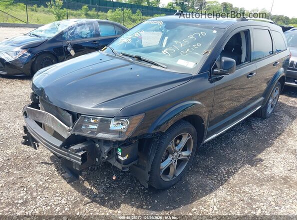 3C4PDDGG7JT173130 2018 DODGE JOURNEY Black Front left