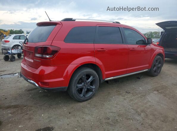 3C4PDDGG8JT421899 2018 DODGE JOURNEY Красный Задняя правая четверть