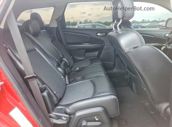 3C4PDDGG8JT421899 2018 DODGE JOURNEY Красный Вид задней части салона