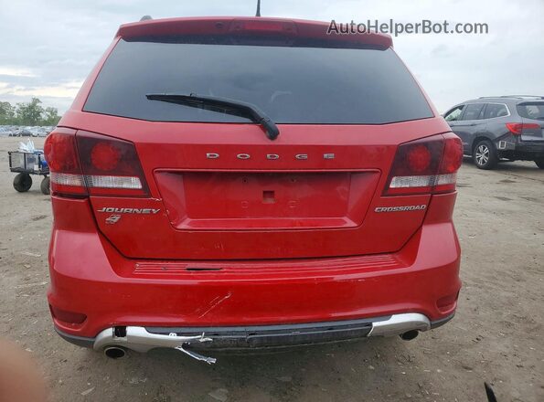 3C4PDDGG8JT421899 2018 DODGE JOURNEY Красный Вид сзади