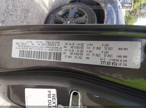 3C4PDDGG8KT779845 2019 DODGE JOURNEY Black Vista del compartimento del motor