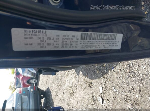 3C4PDDGG9HT563124 2017 DODGE JOURNEY Black Vista del compartimento del motor